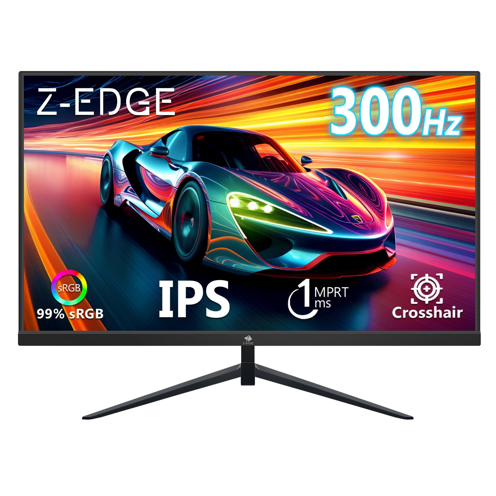 Z-Edge 24.5 Inch Gaming Monitor 300Hz (DP) 240Hz (HDMI) 1ms MPRT