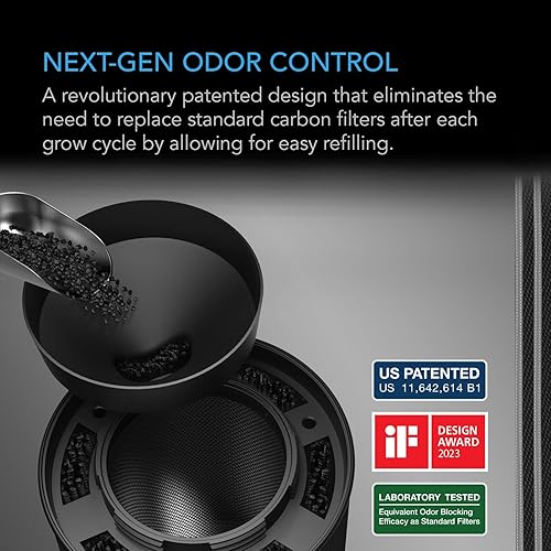 Miniatura 10 de AC Infinity Kit de filtro de carbono recargable de 4 pulgadas con repuesto adicional, depurador de aire de eliminación de olores para ventilador en