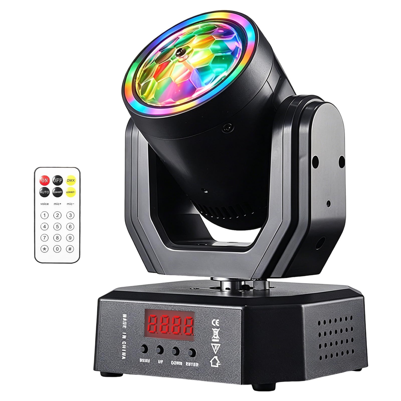 Luci a testa mobile per illuminazione DJ Mini Moving Head LED Spot Gobo modello proiettore luce palcoscenico per feste