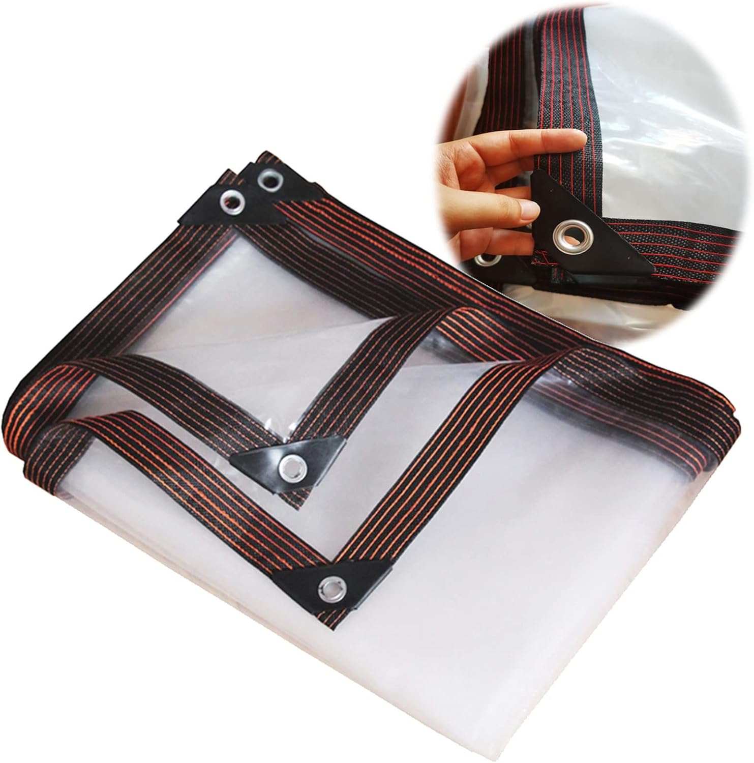 Clear tarps Heavy Duty Waterproof Tarpaulin Greenhouse Plastic tarp 6mil Transparent