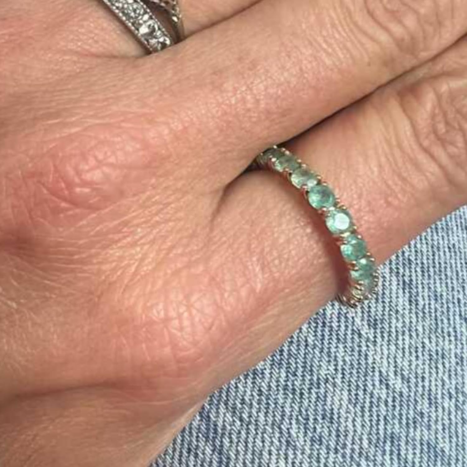 Cubic Zirconia Rings Gold Boho Wedding Engagement Travel Rings Summer Jewelry Accessories Anniversary Birthday Gifts for Women - Image 4