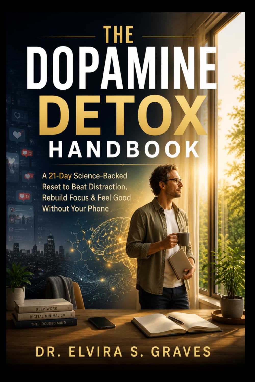 The Dopamine Detox Handbook: A 21-Day Science-Backed Reset to Beat Distraction, Rebuild Focus & Feel Good Without Your Phone.
