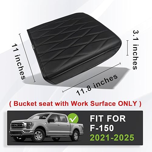 Miniatura 463 de Muslogy Funda de consola central compatible con Honda Pilot 2023 2024 2025, 2024 2025 2026 Ridgeline/Passport Accesorios para apoyabrazos, tapa