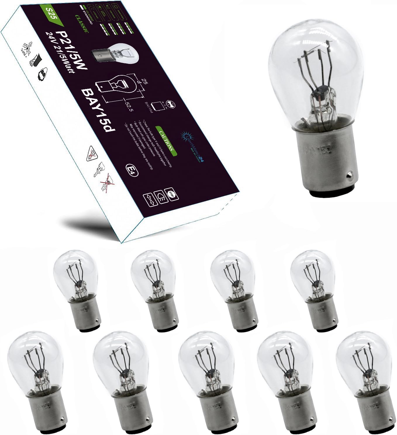 LAMPADA P21/5W 12V ULTRA LIFE BAY15D SFUSA - Foto 5