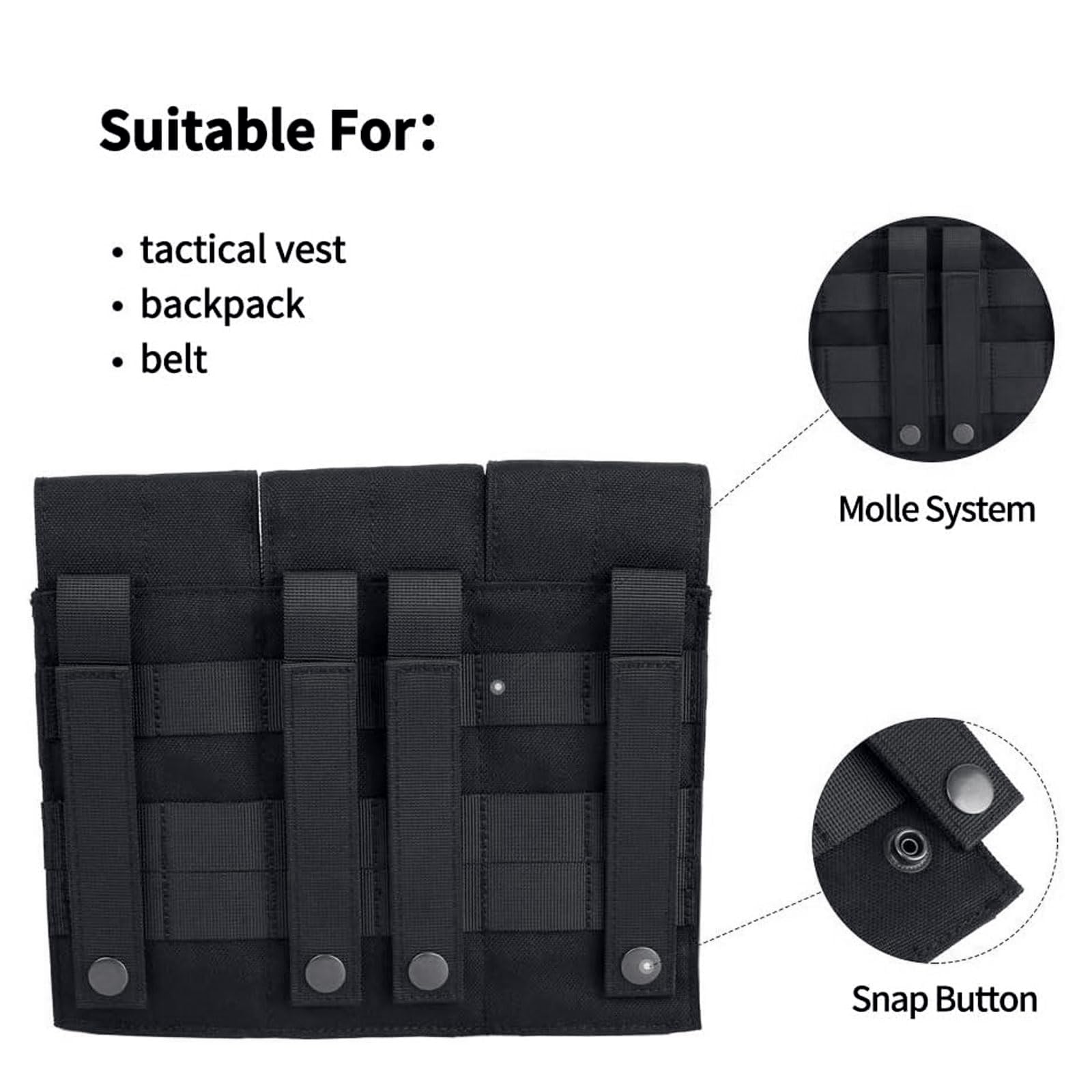 EXCELLENT ELITE SPANKER Tactical Molle Single/Double/Triple Mag Pouch für M4 M14 M16 AR15 AR10 G36 Magazin Fasst 2 Magazine