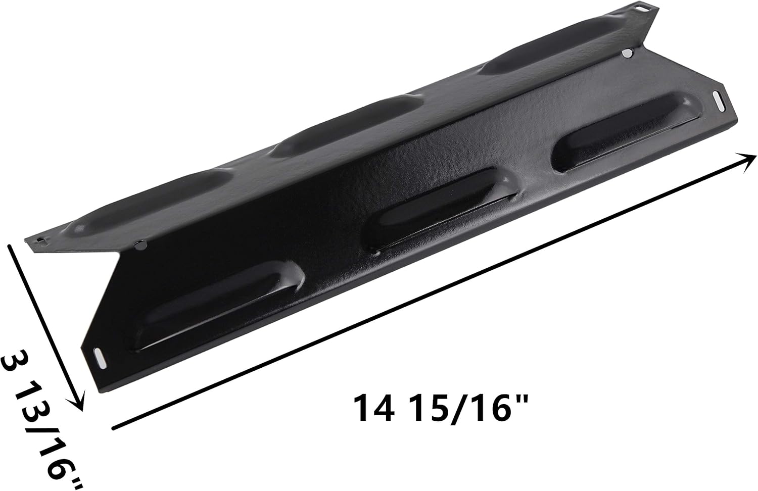 Replace parts Porcelain Steel Heat Plates for Kenmore 146.1613211, 146.16132110, 146.16133110, 146.16142210, 146.16197210, 146.16198210, 146.16222010, 146.23673310 (14 15/16 X 3 13/16") (4-Pack) : Patio, Lawn & Garden