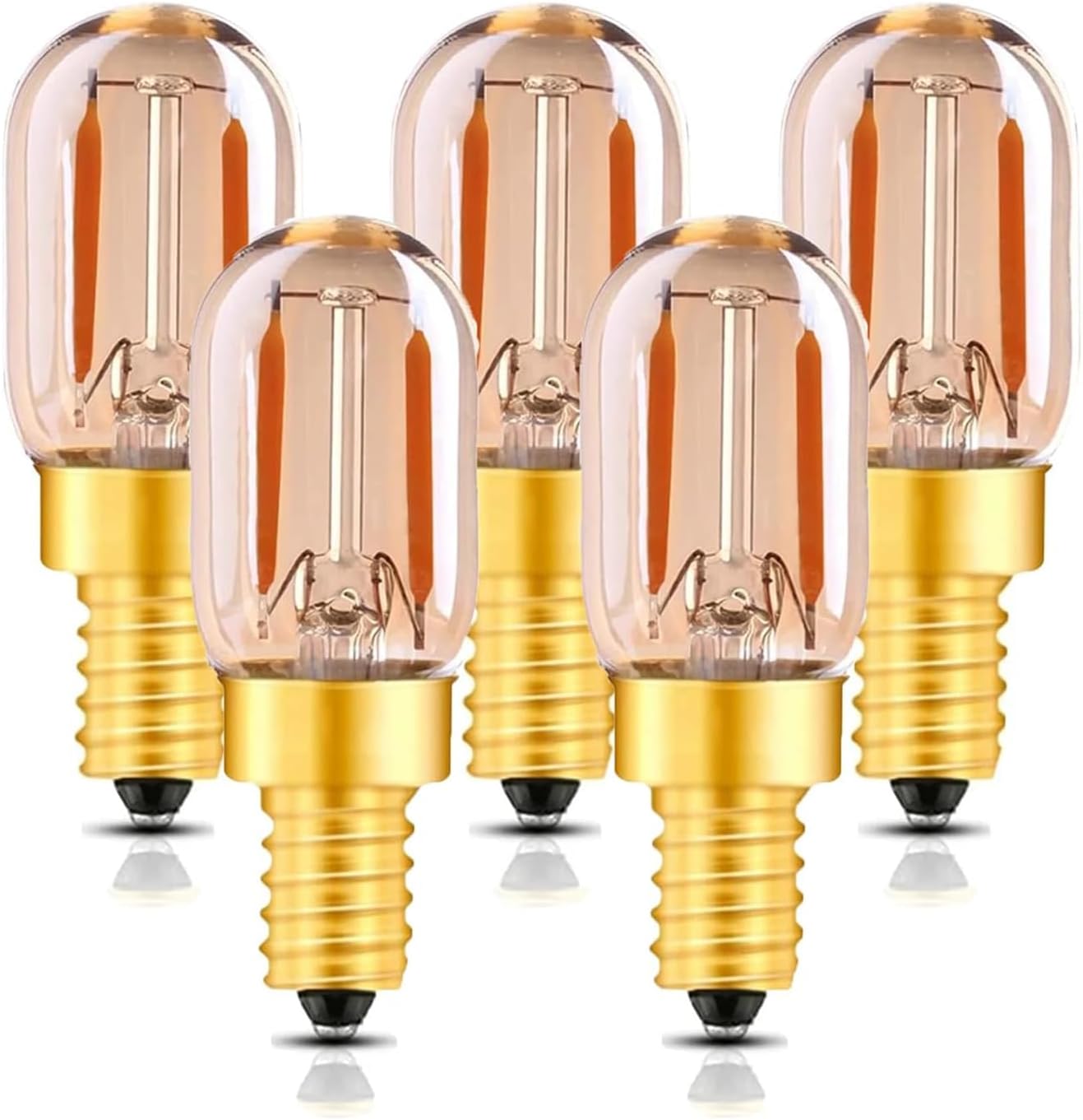 T22 1W Night Lights DC 12V 24V Retro LED Filament Lamp Warm White 2700k Led Bulb E12 E14 Decoration Lighting Bulb (E12-12V)