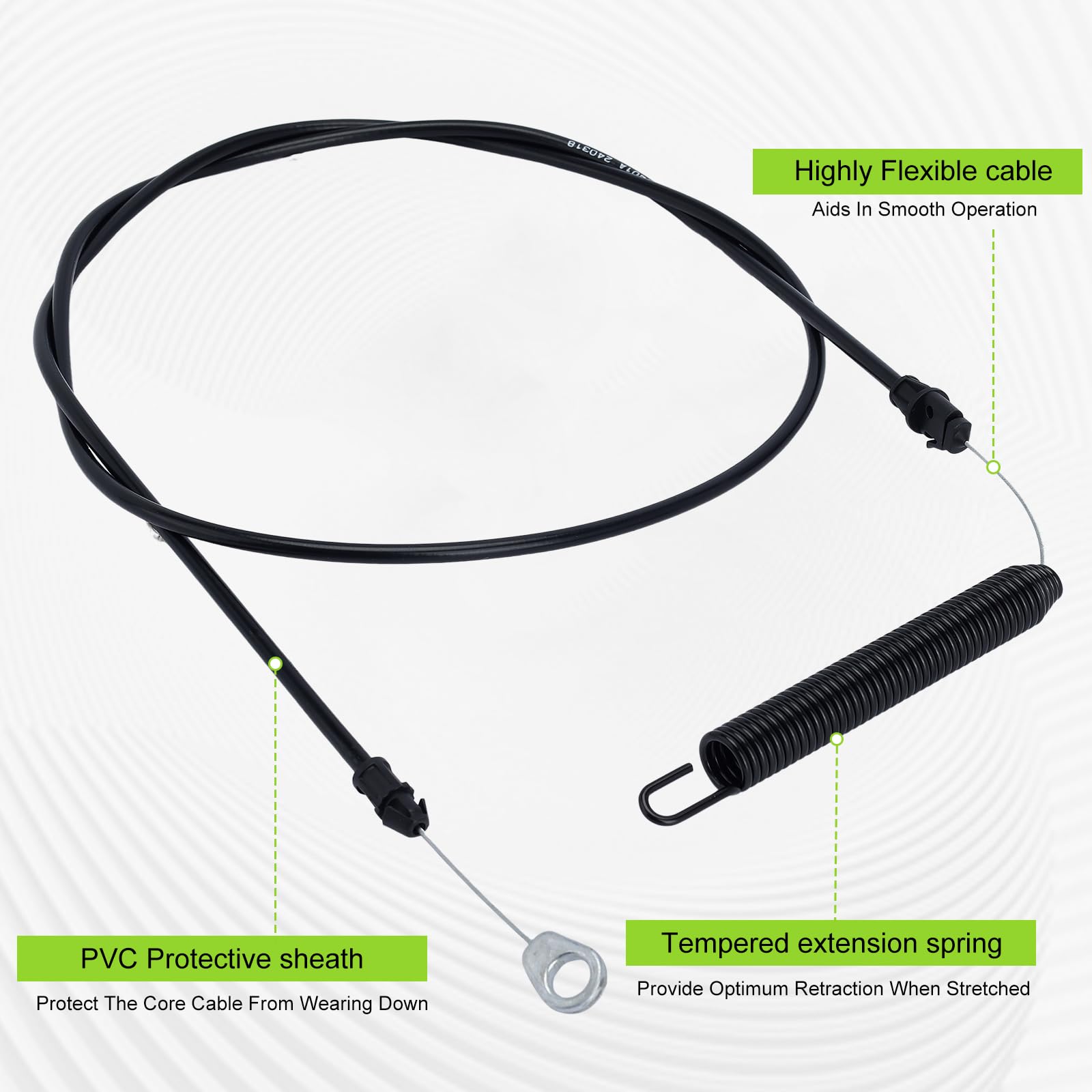 Craftsman Yt4000 Deck Engagement Cable For Husqvarna Mowers – Replaces 532435111, 435111, 197257 Husqvarna Cable - Foto 3