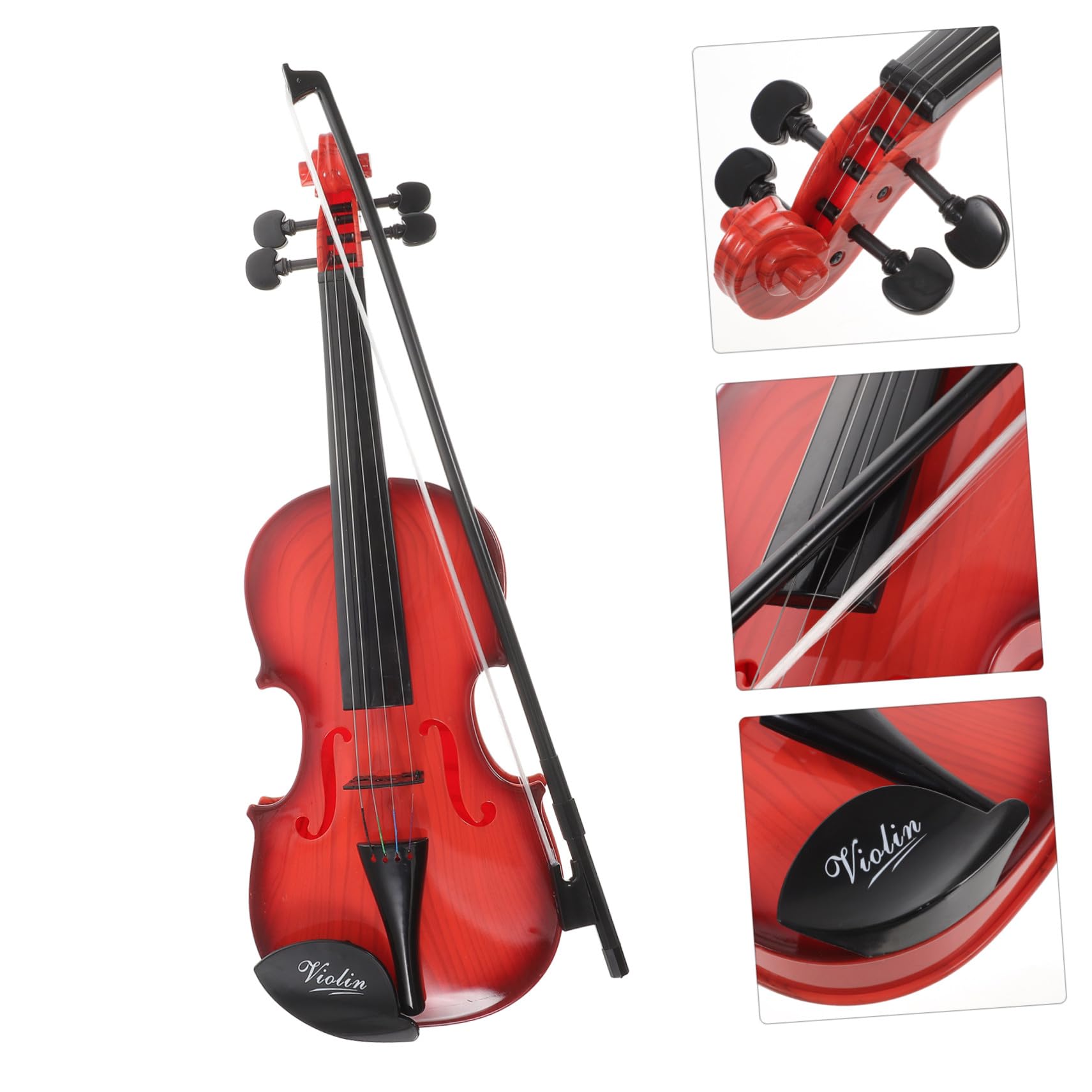 Giocattolo Musicale Violino per Bambini Piccoli in Plastica Sicura, Strumento Educativo per Principianti, per Apprendimento e Giochi Creativi a Casa