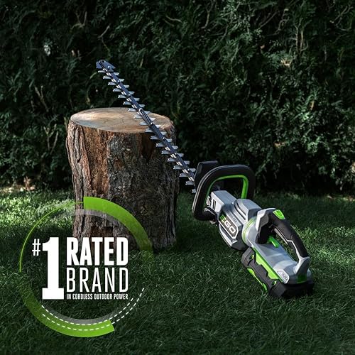 Miniatura 2 de EGO POWER+ Cortasetos HT2601 de 26 pulgadas con cuchillas de doble acción, batería de 2.5 Ah y cargador estándar incluido