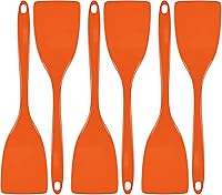 Vista 1 de Reston Lloyd - Espátula giratoria para sartenes antiadherentes, resistente al calor, sin BPA, con mango ergonómico, 11 pulgadas, color naranja