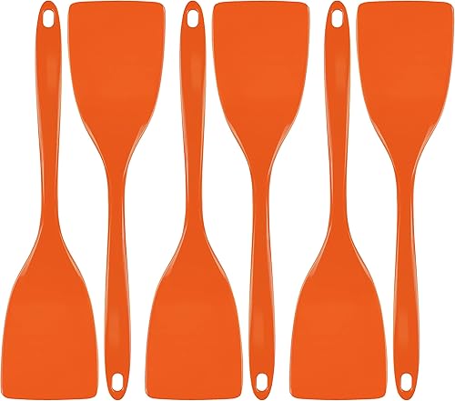 Reston Lloyd - Espátula giratoria para sartenes antiadherentes, resistente al calor, sin BPA, con mango ergonómico, 11 pulgadas, color naranja