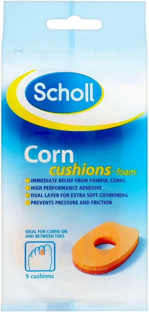 SCHOLL 9 Foam Corn Cushions Amazon.co.uk Health & Personal Care