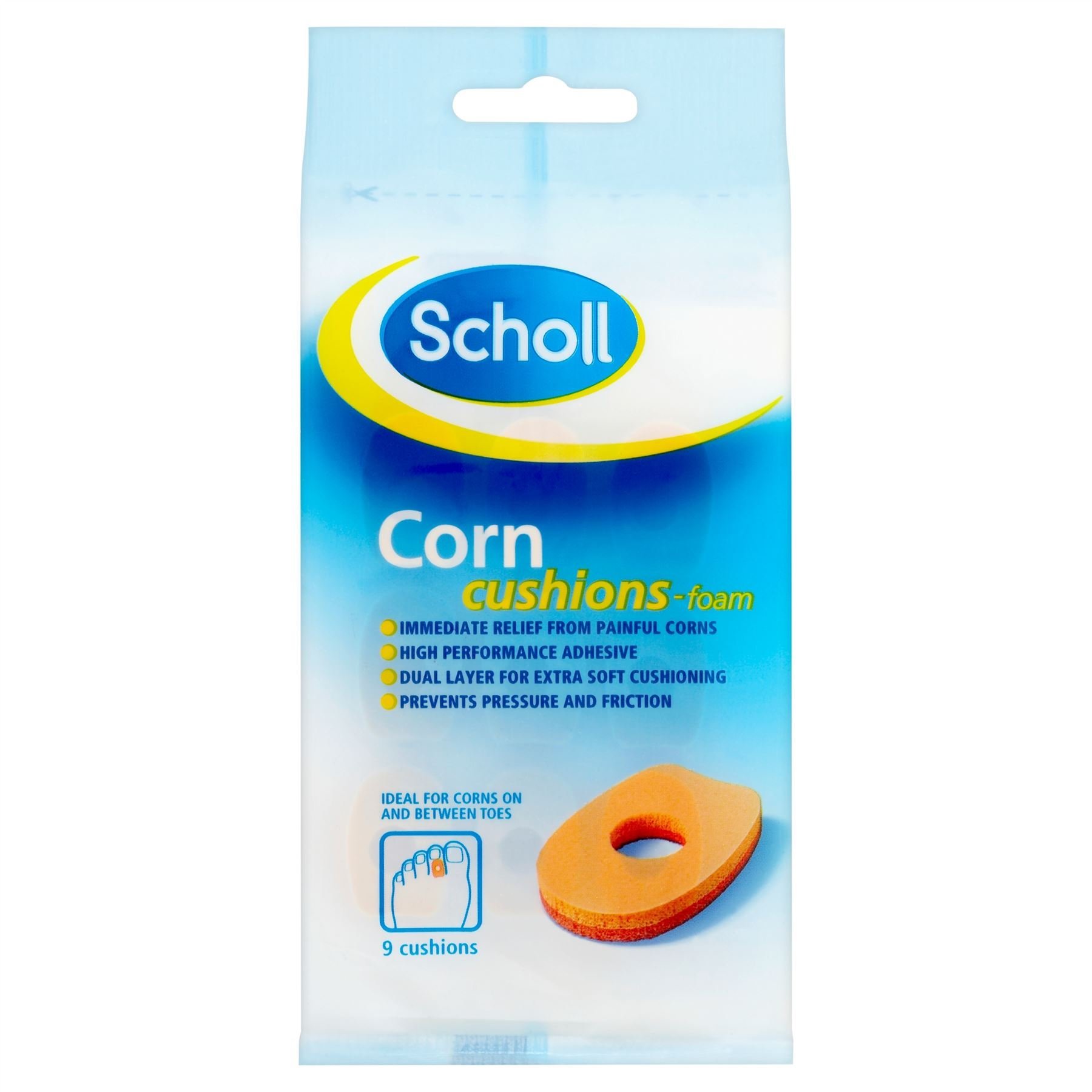 SCHOLL 9 Foam Corn Cushions