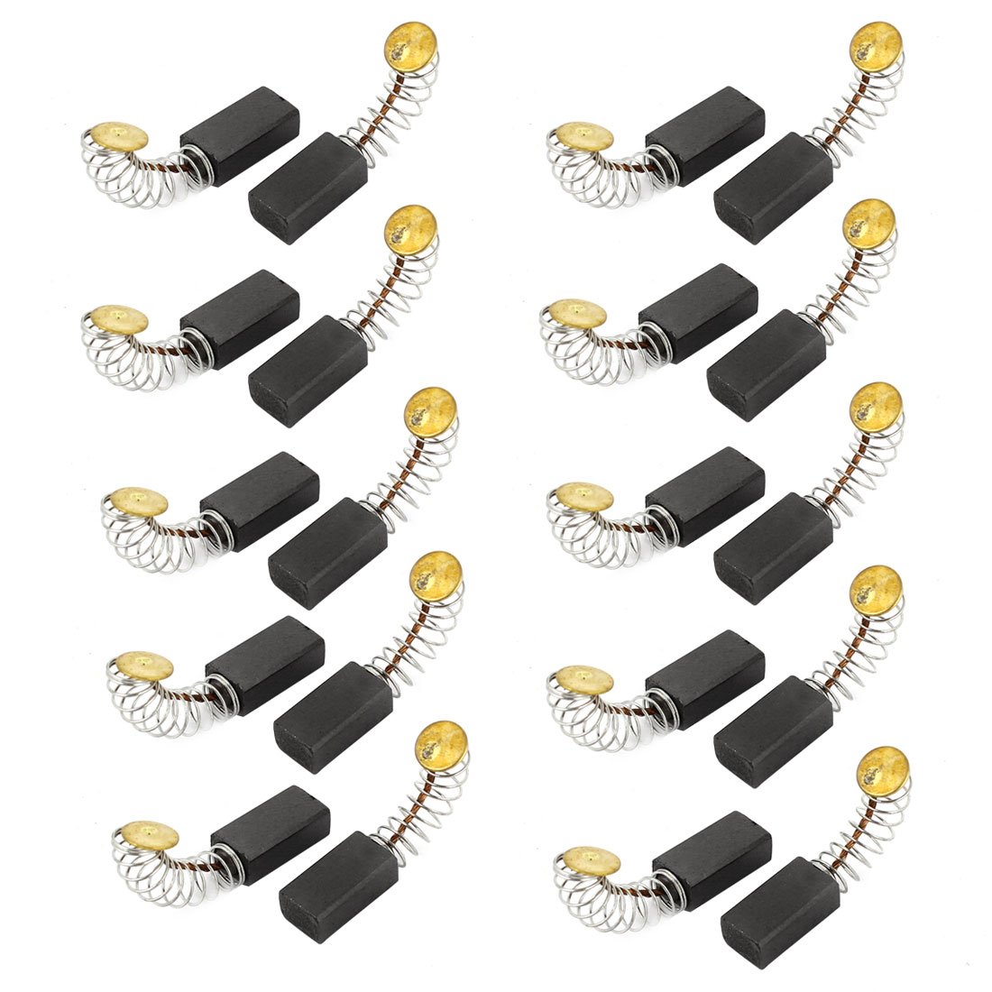 Uxcell Sourcingmap 10 Pairs 14Mm X 7Mm X 5Mm Cb56 Carbon Brushes For Electric Drill Motor