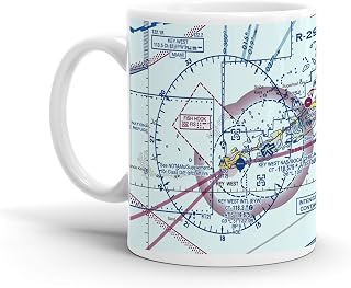 Key West Airport, South Roosevelt Boulevard, Key West, FL, USA FAA Sectional Aeronautical Charts Chart Mug, 11oz