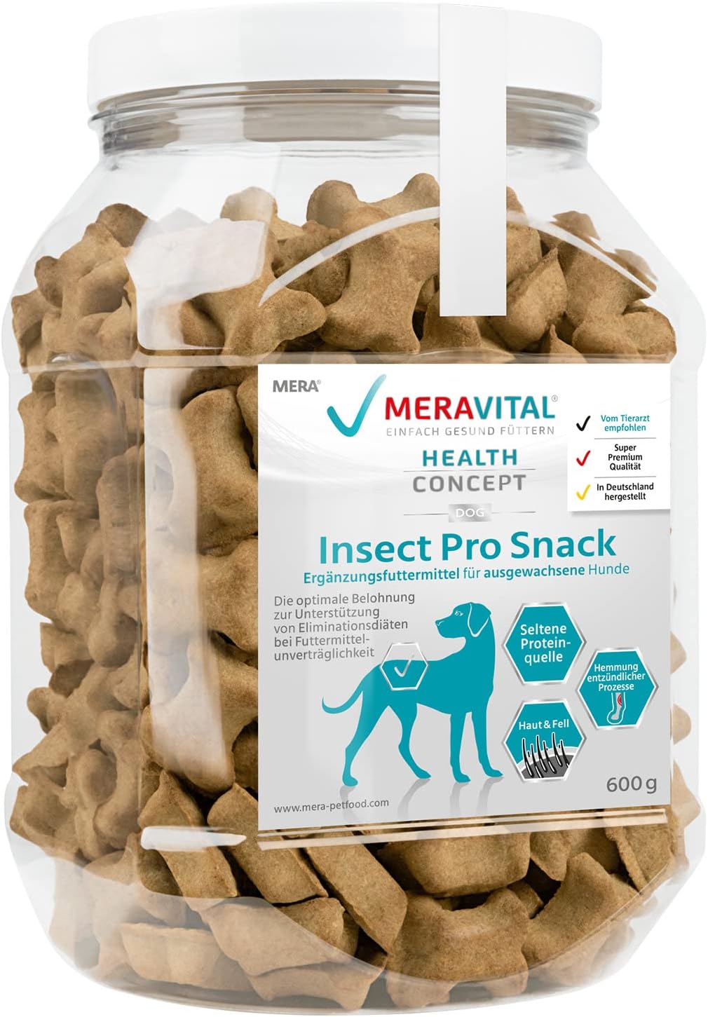 MERAVITAL Insect Pro Snack getreidefreie Leckerlies für Hunde mit ...