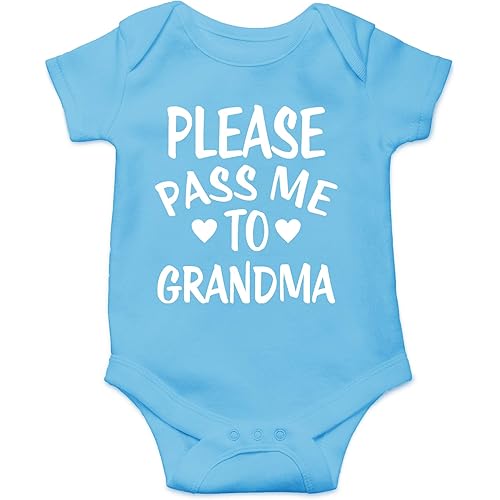 CBTwear Please Pass Me To Grandma Baby Bodysuit Funny Infant Outfit Cute Newborn Clothes Unisex Romper