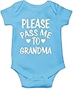 CBTwear Please Pass Me To Grandma Baby Bodysuit Funny Infant Outfit Cute Newborn Clothes Unisex Romper