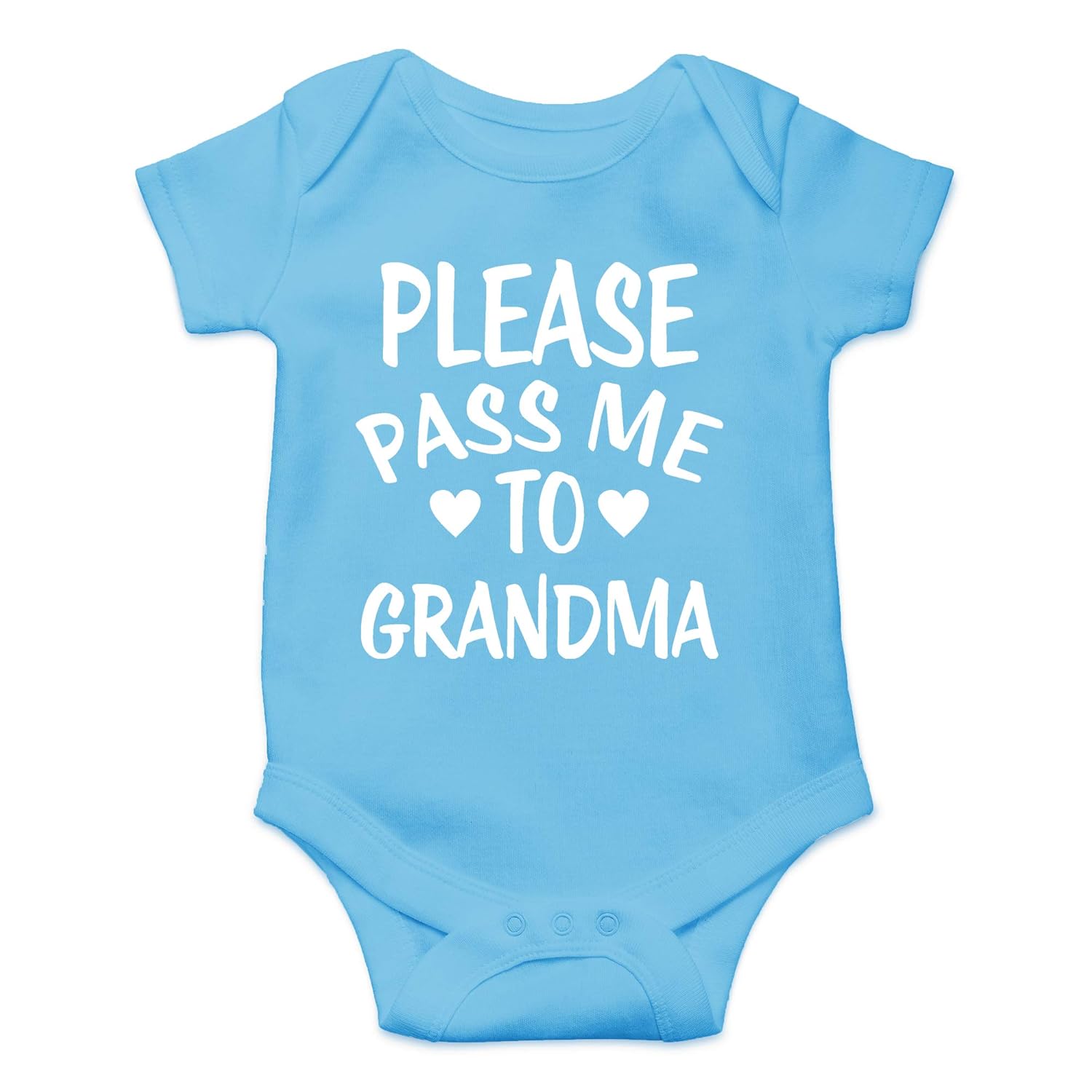 CBTwear Please Pass Me To Grandma Baby Bodysuit Funny Infant Outfit Cute Newborn Clothes Unisex Romper