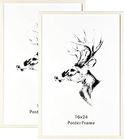 Vista 50 de Yaetm Portarretratos de 11 x 14 pulgadas con paspartú para fotos de 8 x 10 pulgadas, juego de 2, marcos de fotos de madera de roble macizo natural