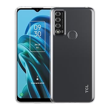 Foluu for TCL 30 XE 5G Case, for TCL 30 XE 5G Phone Case Clear, Scratch Resistant TPU Rubber Soft Skin Silicone Protective Case Cover for TCL 30 XE 5G 2022 (Crystal Clear)