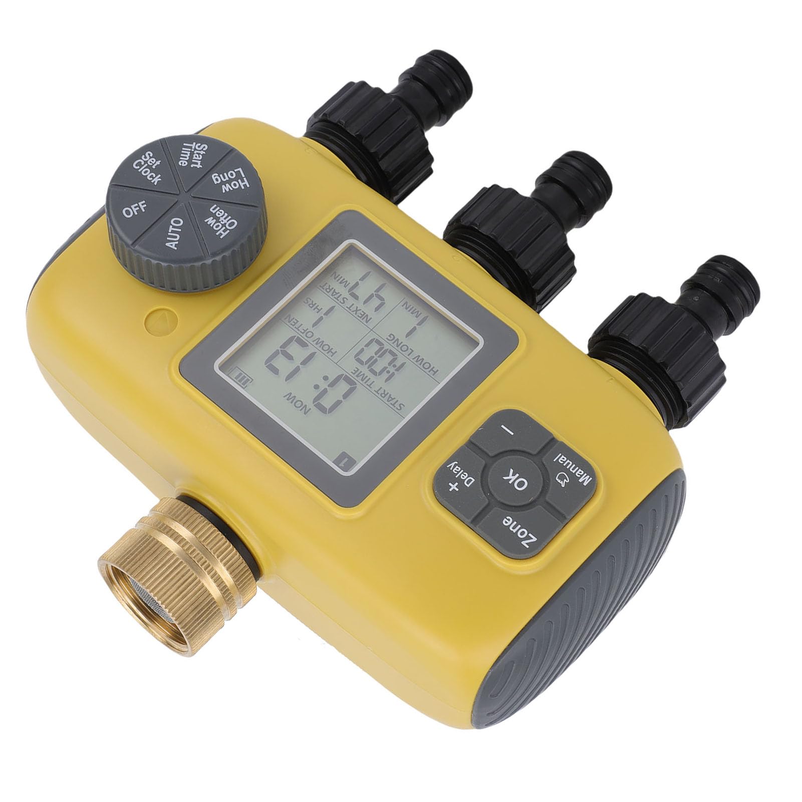 Sonew Timer da Giardino con Ritardo Pioggia IPX5 Modalità Automatica Manuale per Orto, Prato, Aiuola