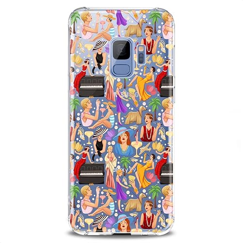 Miniatura 40 de Funda compatible con Samsung A91, A54, A52, A51, A50, A20, A11, A12, A13, A14, A03s, A02s, flexible, transparente, diseño de silicona animal, diseño