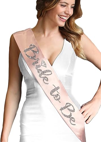 Miniatura 3 de Banda de novia para despedida de soltera, satén de grado nupcial, dama de honor, banda de dama de honor, suministros de despedida de soltera