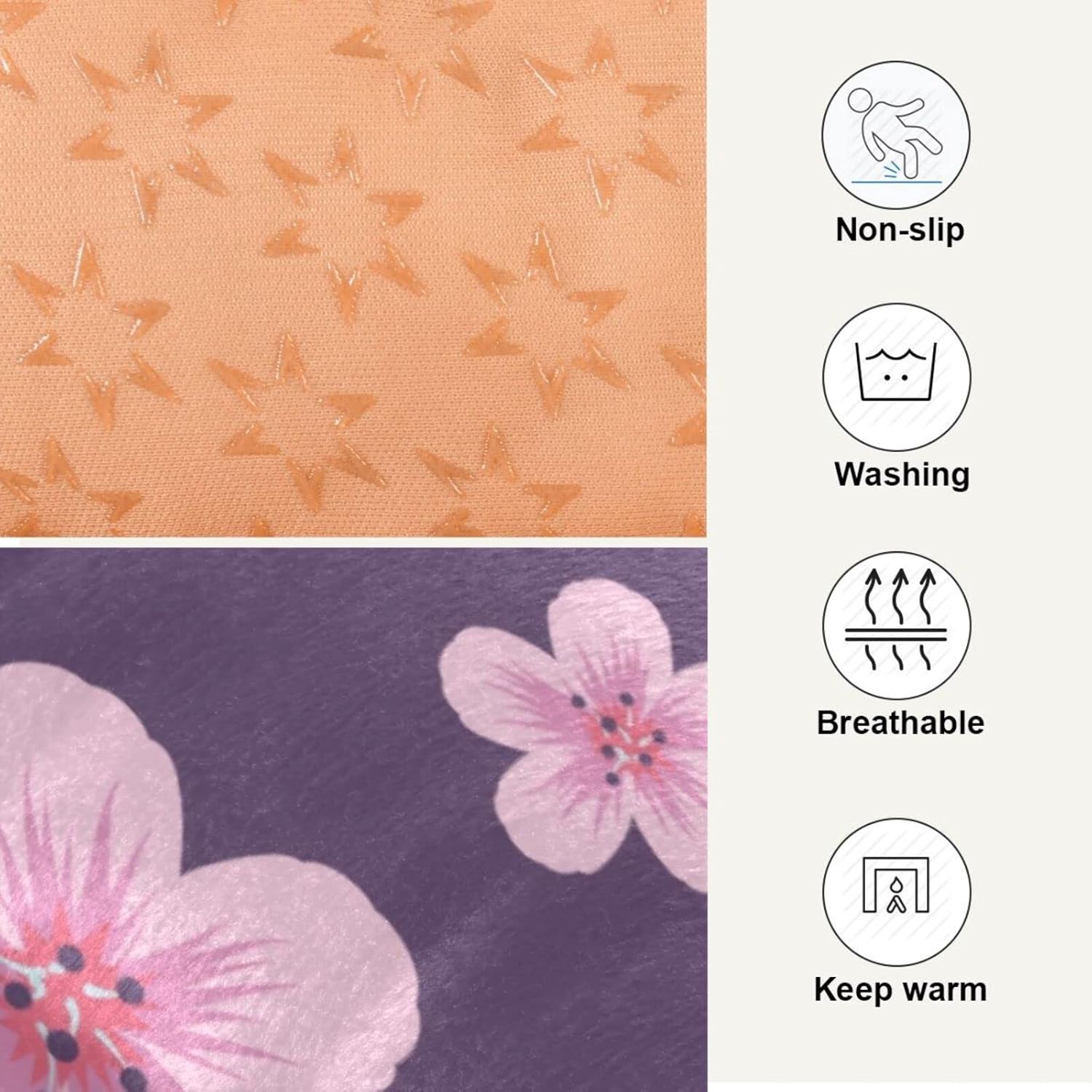 review Ultra Soft Pet Bed Washable Dog Bed Crate Mat for Dogs Fleece Dog Crate Kennel Pad Cat Pet Bed Liner 36x24in Pink Cherry Blossom Flowers