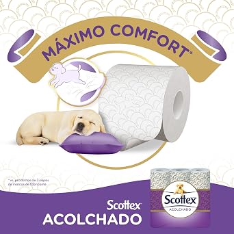 Scottex Quilted Toilet Paper - 63 Rolls