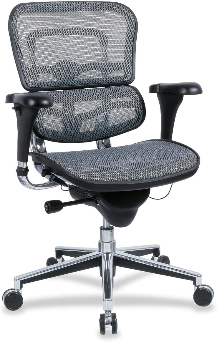 Eurotech Seating Mid Back Mesh Swivel Chair, Green