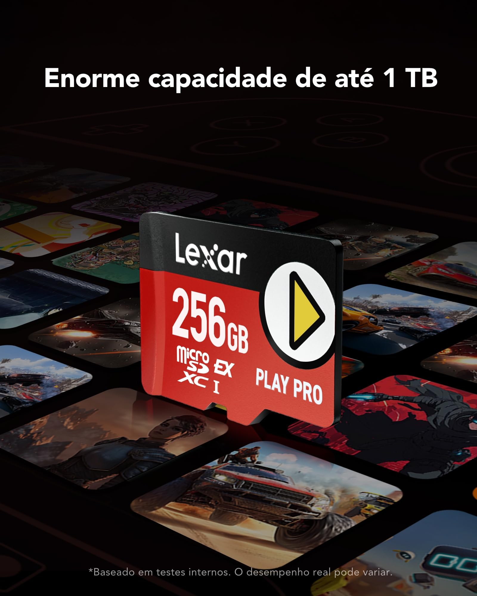 LEXAR Carte microSD Express 7.1 Play Pro 1 To R900/W600