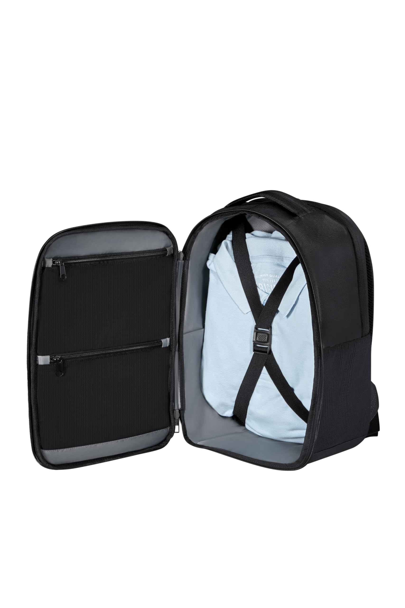 Samsonite GUARDIT 3.0 - Sac à dos Ryanair pour ordinateur portable, 25 x 20 x 40 cm, 24L, Noir (Black)