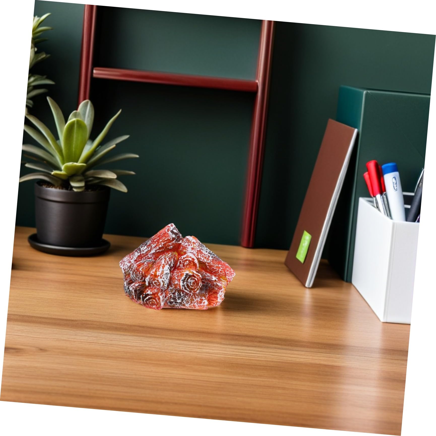 SEWACC 2 Piezas Lámpara de Simulada Luz de Llama de Mesa Fogata LED Miniatura Lámpara de Fuego Decorativa para Dormitorio Portátil USB Decoración Navideña Retro