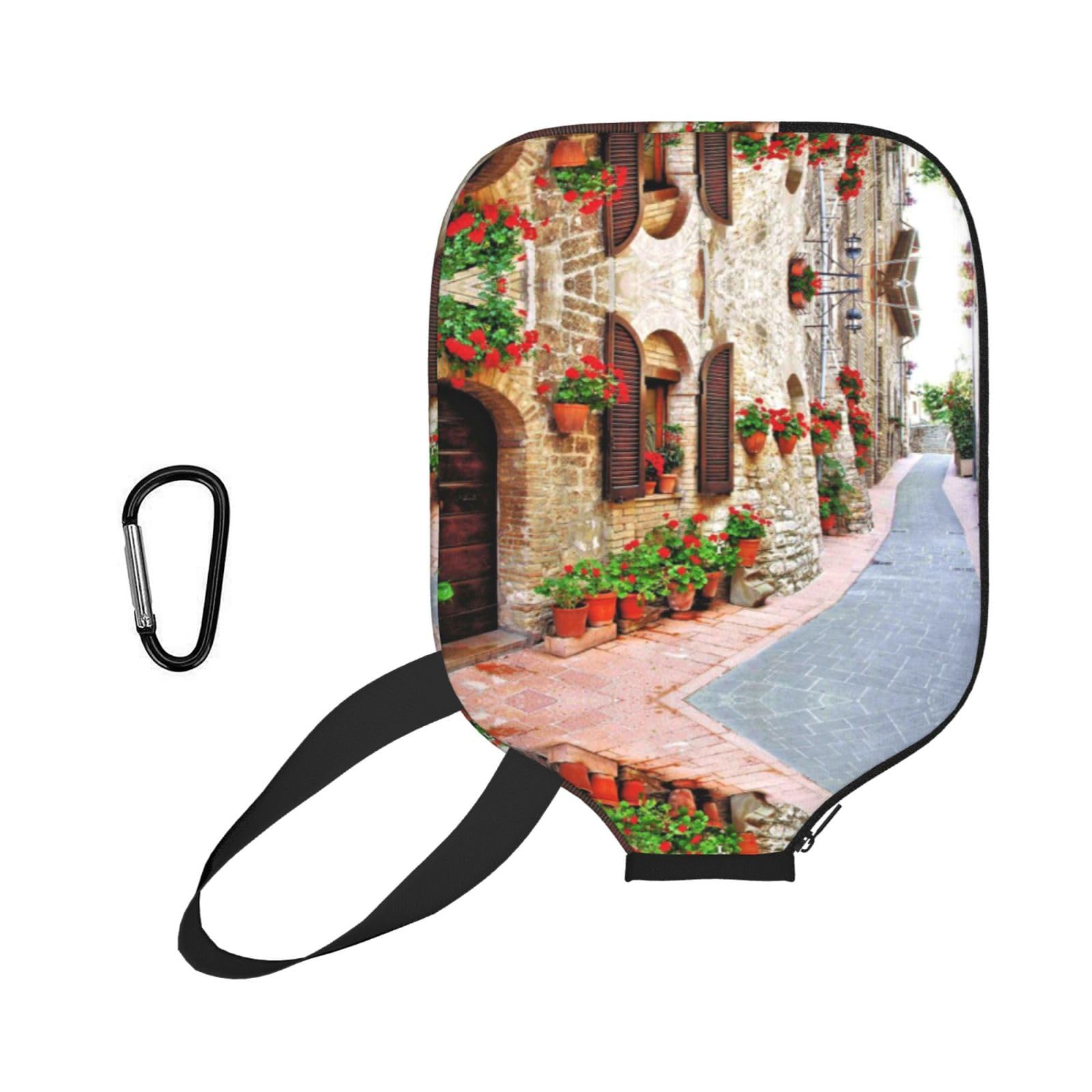ESNAIUVCD Rural Street Green Print