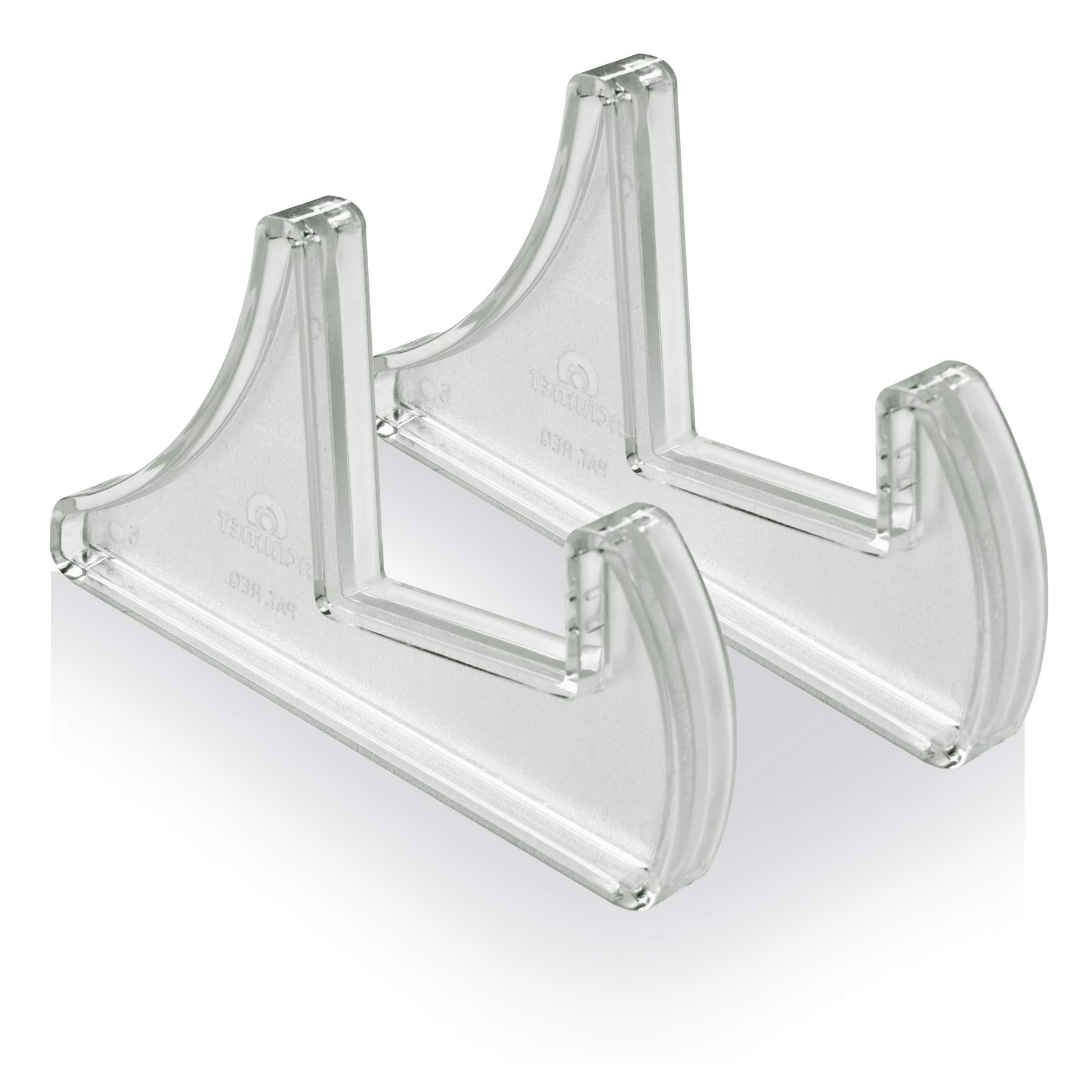 Acrimet Tasca Orizzontale Portadocumenti Per Disporre Brochure e Cartelline (Da Muro o per Bancone) (Supporti Rimovibili Inclusi) (Dimensione Lettere) (Trasparente)