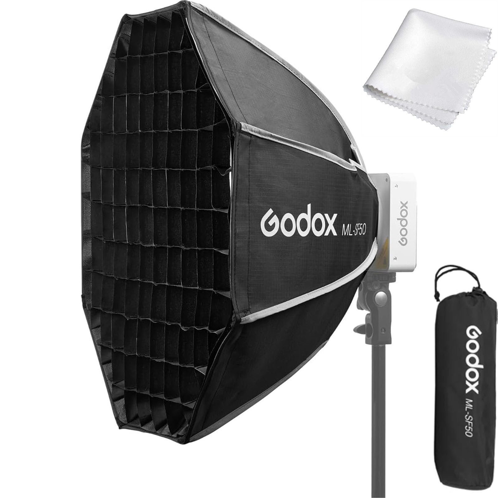 Amazon | Godox ソフトボックス ML-SF50 八角形ソフトボックス 50cm