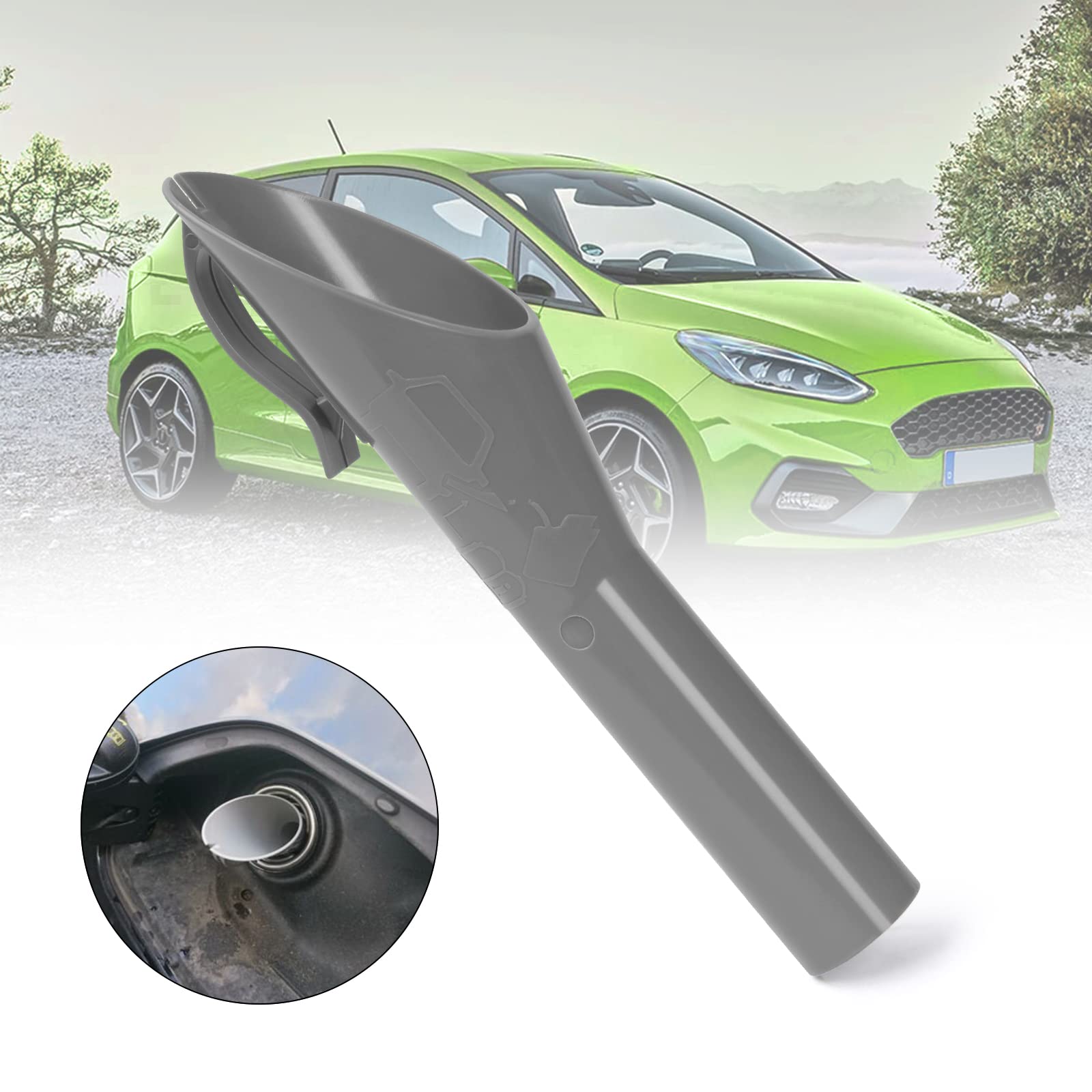 Buy URAQT Fuel Funnel, Grey Emergency Diesel Fuel Filler Funnel For