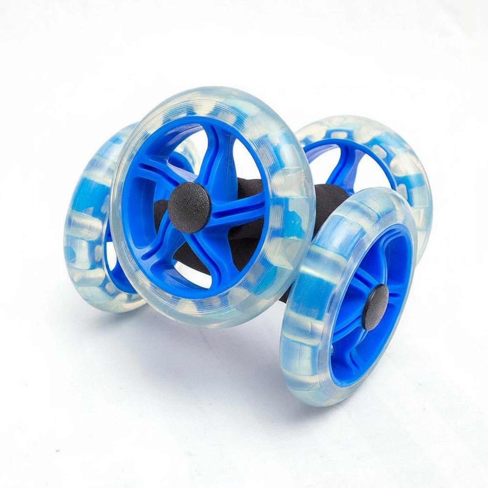 Double Wheel Ab Roller Shape Shaping twinWheel Ab Roller Weight Loss Burning Fitness Equipment, Dark Blue-image-29