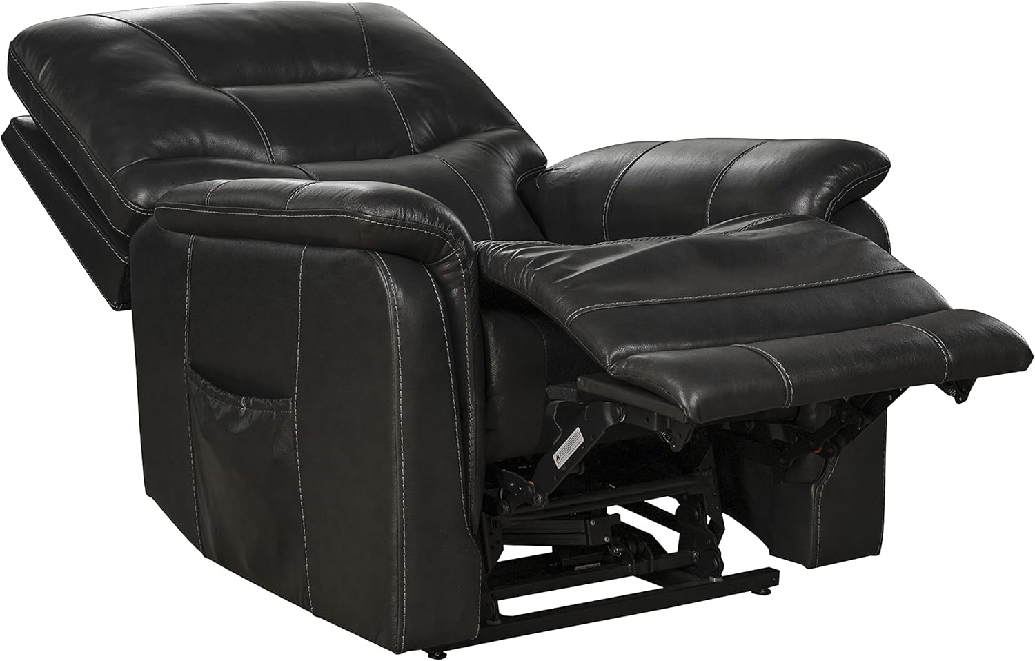 Barcalounger Lorence Lift Recliner in reclined position