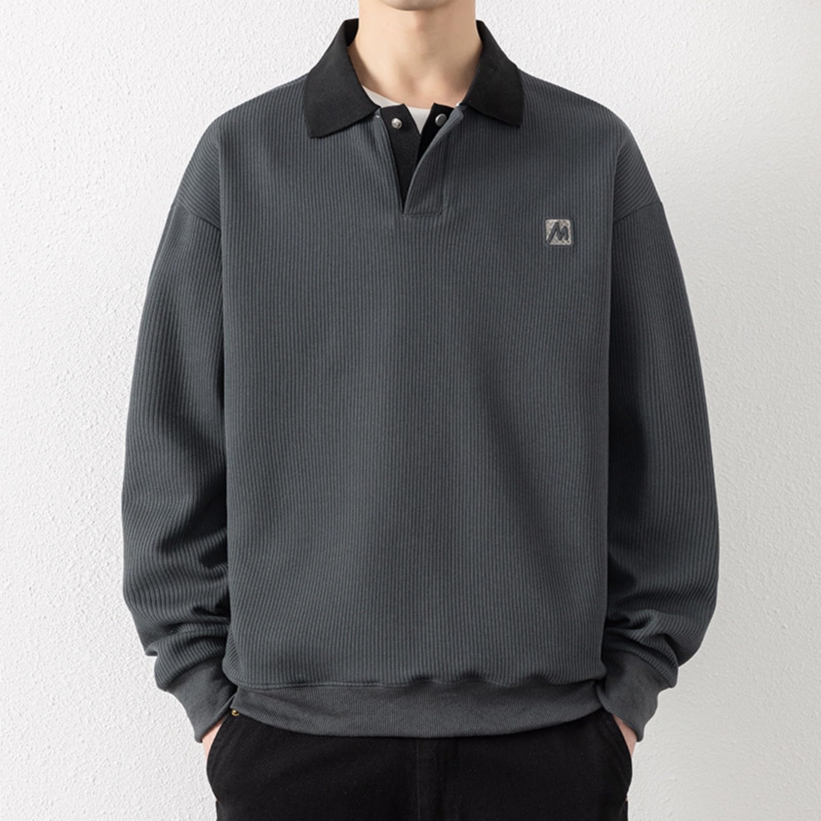 Sweatshirts für Herren Paar Pullover hässlicher Weihnachtspullover Pulli Fitted Herren Langarmshirt Baumwolle Winterjacke 3XL Sweatjacke engelskostüm