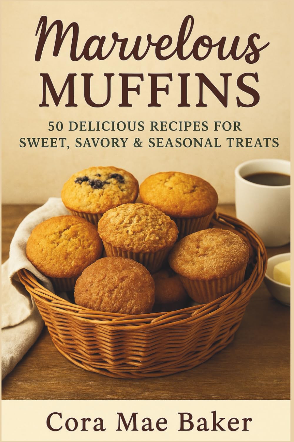 Marvelous Muffins: 50 Delicious Recipes for Sweet, Savory & Seasonal Treats: Wholesome, Family-Friendly Muffin Recipes for Breakfast, Brunch, and Beyond