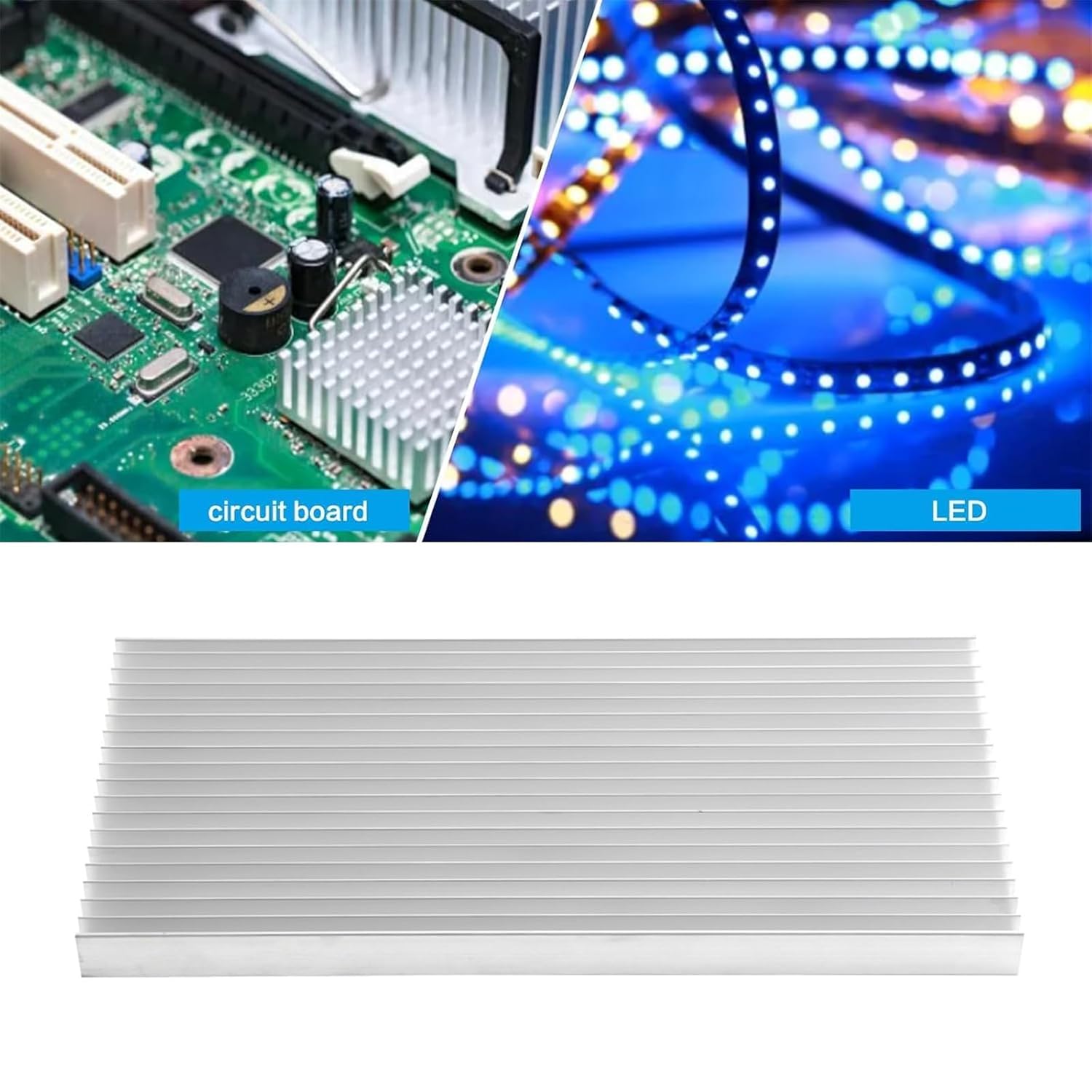 Aluminum Large Heatsink 300x140x20mm Heat Sink Radiators Circuit Board Cooling Coolers Heat Sinks for Power LED Light