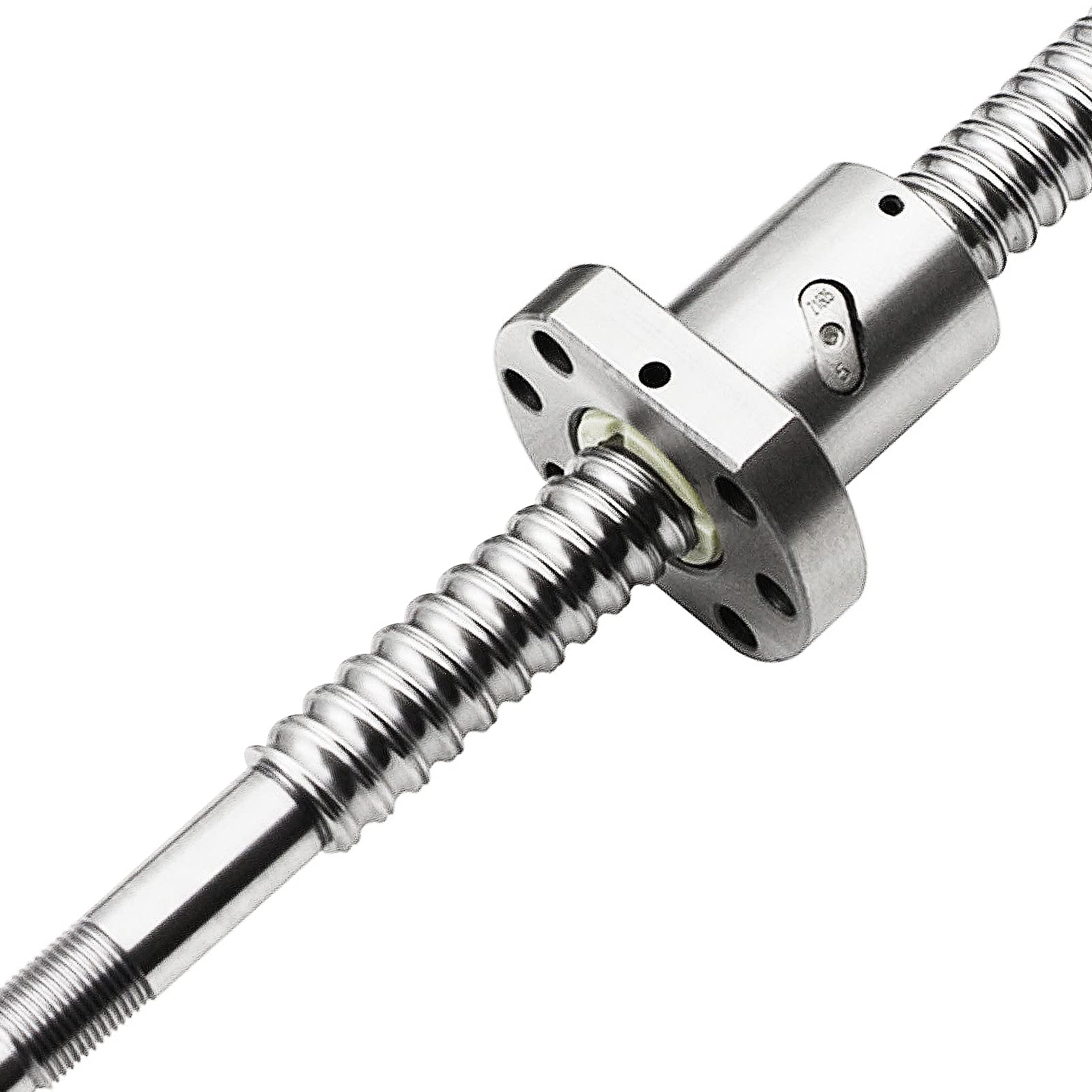 CNCMANS Husillo Circular SFU1605-350 Mm - Tornillo De Bola De Acero Inoxidable Con Tuerca Para CNC