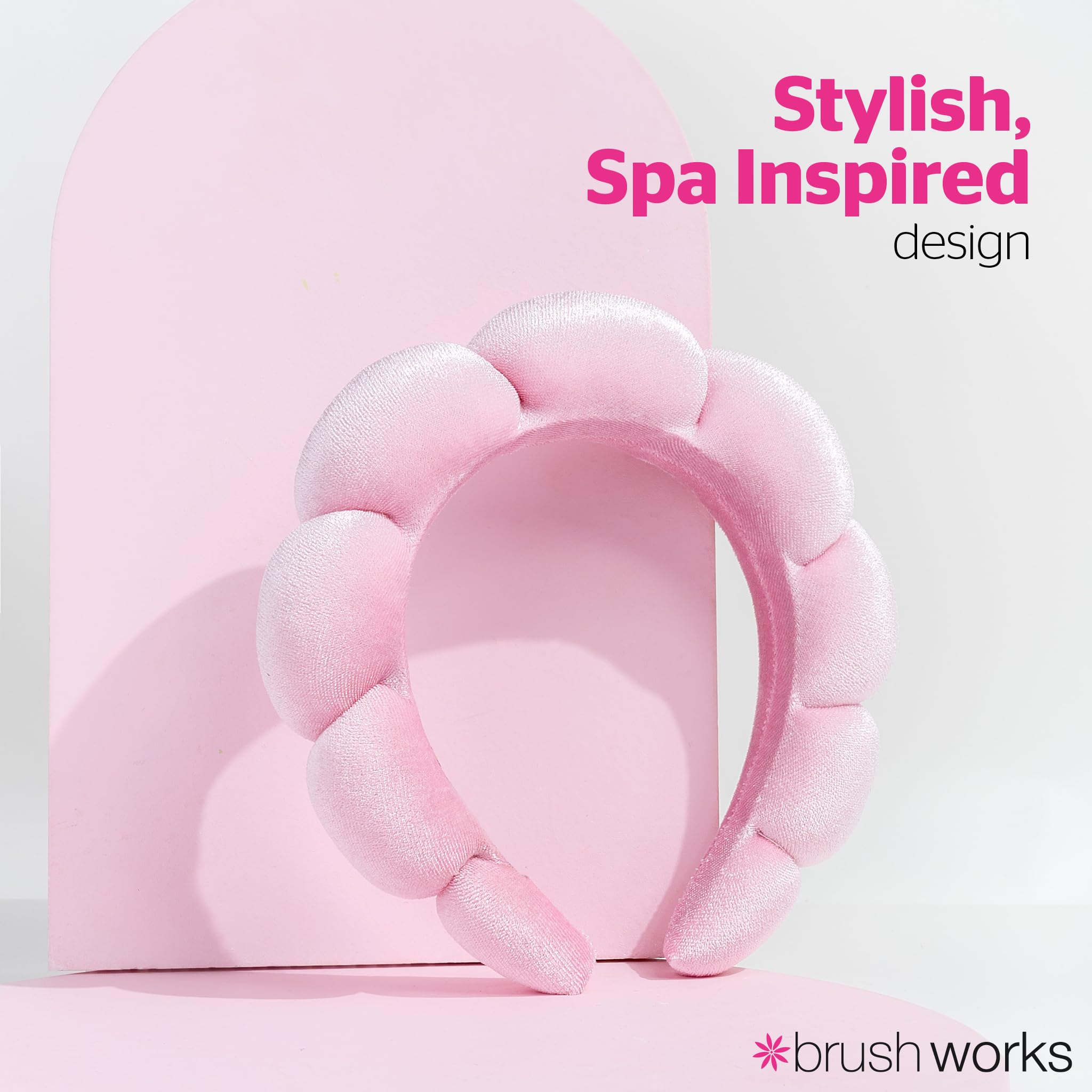 Brushworks Opaska na głowę Pink Cloud