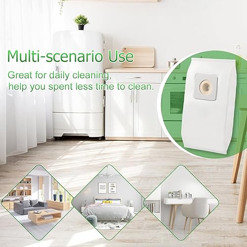 Miniatura 7 de Paquete de 8 bolsas de vacío HEPA estilo 7 compatibles con aspiradoras verticales Bissell PowerForce 1739 3522 3525 71Y7, PowerGlide 3545, Plus 3350