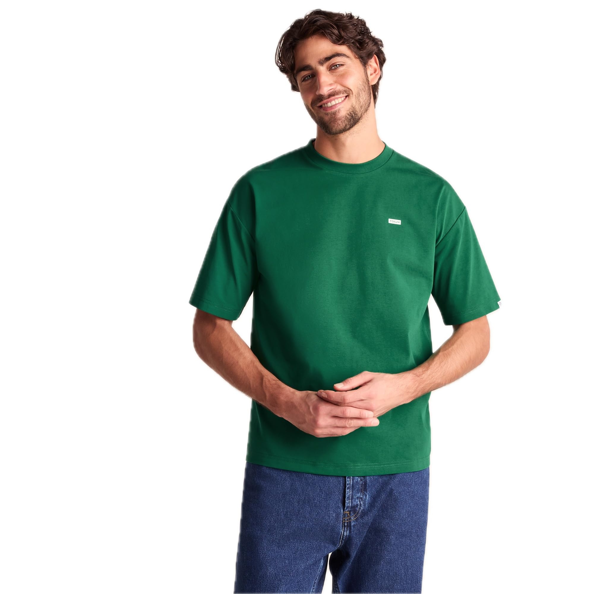 Tog 24 - Men's T-Shirt - Relaxed Fit - Green - Cotton Blend