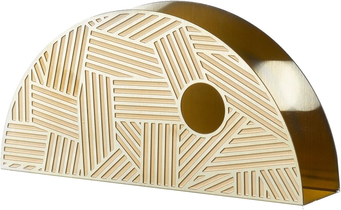 Timeless letter holder, letter stand for the desk, made of brass.