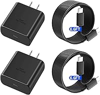 Vista 17 de Cargador para iPhone 17 16 Pro Max de carga rápida, 45W USB C Cargador súper rápido bloque con cable de carga tipo C de 3.05m para iPhone 17 Pro